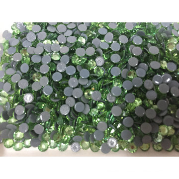 Green Ss10 Hot Fix Rhinestones AAA